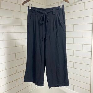 Women's ONLY Low Rise Black Culottes